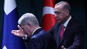 رجب طيب أردوغان وسولي نينيستو- أرشيفية