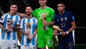 Photo après la finale de la coupe du monde 2022