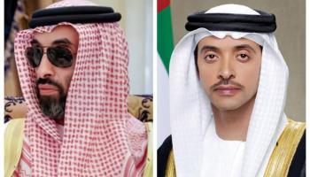 الشيخ هزاع بن زايد آل نهيان والشيخ طحنون بن زايد آل نهيان