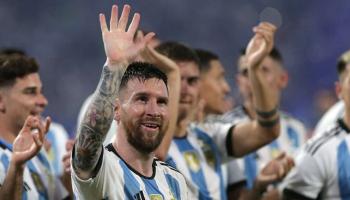 ليونيل ميسي قائد منتخب الأرجنتين