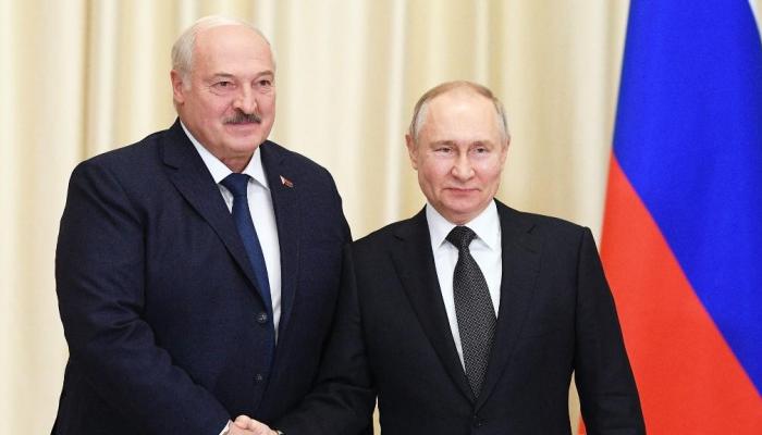 Alexandre Loukachenko et Vladimir Poutine
