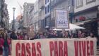 Portekiz’de binlerce kişi “konut sahibi olma hakkı” talebi ile sokağa indi
