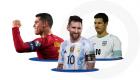 Messi rejoint Ronaldo et Ali Daei .. L'Argentine franchit le mur du 100 (Infographie)