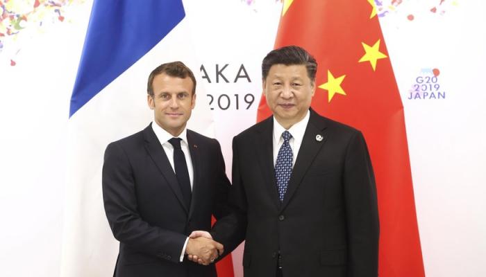 Macron et Xi Jinping