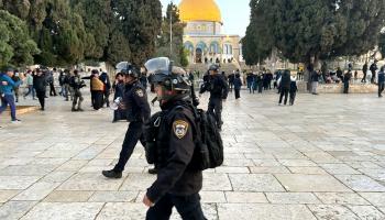 عناصر من الشرطة الإسرائيلية في الأقصى