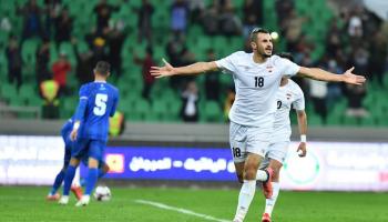 أيمن حسين لاعب منتخب العراق