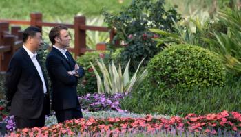 الرئيسان الفرنسي والصيني