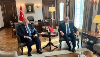 لقاء شكري وجاويش أوغلو 