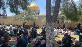 صلاة الجمعة بالمسجد الأقصى