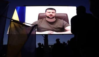 الرئيس الأوكراني فولوديمير زيلينسكي- أرشيفية