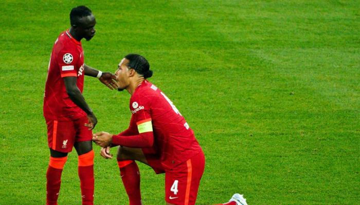 Van Dijk et Sadio Mané