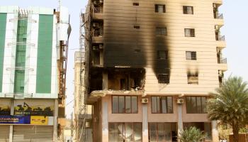 آثار القتال على المنازل في الخرطوم