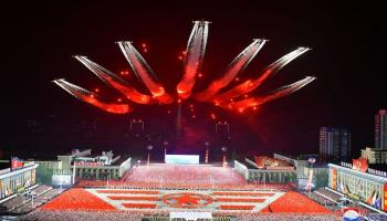 الاحتفالات بذكرى تأسيس الجيش الكوري الشمالي - أرشيفية