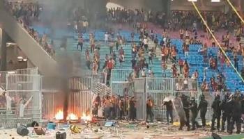 شغب جماهير الترجي 