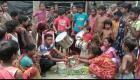 ازدواج قورباغه‌ها در بنگال به امید بارش باران!