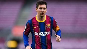 ليونيل ميسي بقميص برشلونة