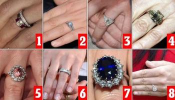 عدد من خواتم الخطبة الملكية