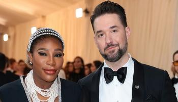 سيرينا ويليامز مع زوجها في حفل ميت غالا