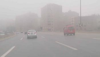 الشبورة تغطي مصر صباحا