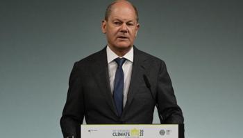 المستشار الألماني أولاف شولتز في ختام حوار بطرسبرغ للمناخ
