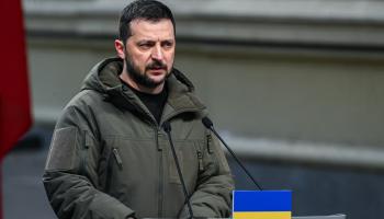 الرئيس الأوكراني فولوديمير زيلينسكي