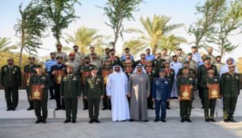الشيخ محمد بن زايد آل نهيان يشهد احتفال القوات المسلحة بذكرى توحيدها