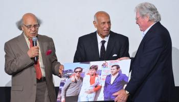 حسين فهمي في افتتاح مهرجان جمعية الفيلم