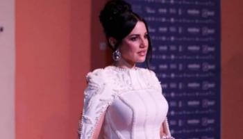 درة خلال مهرجان الحمامات السينمائي