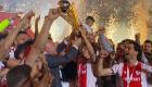 Samsunspor, şampiyonluk kupasını kaldırdı