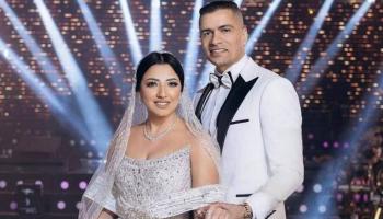 حسن شاكوش وزوجته من حفل الزفاف