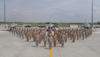 جانب من التمرين