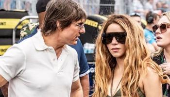 شاكيرا رفقة النجم العالمي توم كروز 