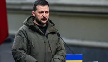 الرئيس الأوكراني فولوديمير زيلينسكي