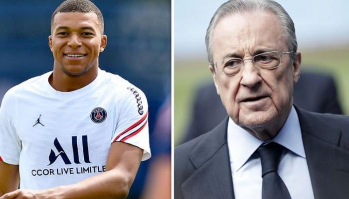 Mbappé et Florentino Pérez