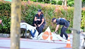 صورة متداولة من مكان الحادث