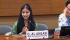 من الأمم المتحدة.. الطفلة الإماراتية غاية الأحبابي: لكل طفل الحق في بيئة نظيفة وصحية ومستدامة
