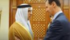 منصور بن زايد يلتقي الرئيس السوري على هامش القمة العربية