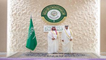 أمير قطر وولي العهد السعودي