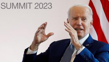 الرئيس الأمريكي جو بايدن خلال مشاركته في قمة السبع