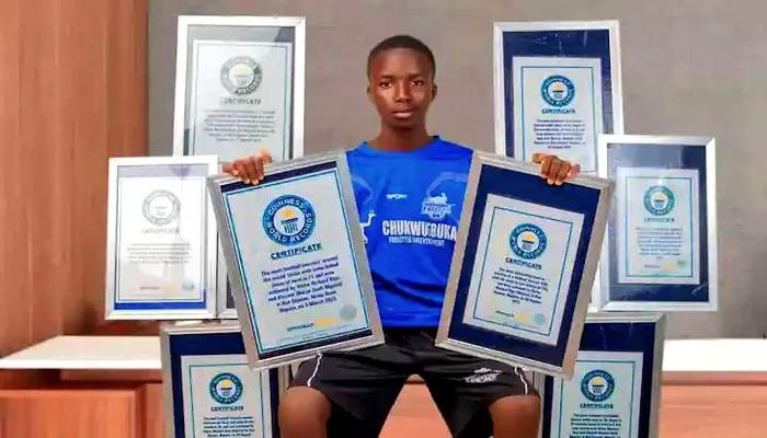 Victor Richard Kipo, le garçon nigérian qui détient huit records du monde Guinness
