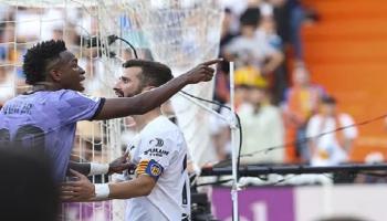 فينيسيوس جونيور في مباراة فالنسيا وريال مدريد