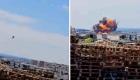 لحظه سقوط جنگنده «اف-۱۸» نیروی هوایی اسپانیا (+ویدئو) 