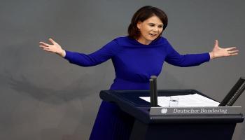  وزيرة الخارجية الألمانية أنالينا بيربوك - أرشيفية