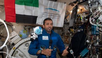 سلطان النيادي على محطة الفضاء الدولية