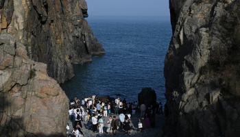 مضيق تايوان في جزيرة بينغتان