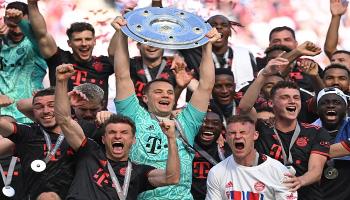 عدد بطولات بايرن ميونخ الدوري الألماني