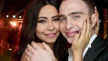الفنانة المصرية شيرين عبدالوهاب وحسام حبيب