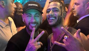 محمد رمضان مع نيمار في موناكو