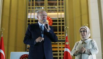 أردوغان في خطاب النصر -رويترز