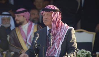 ملك الأردن خلال كلمته في مأدبة العشاء
